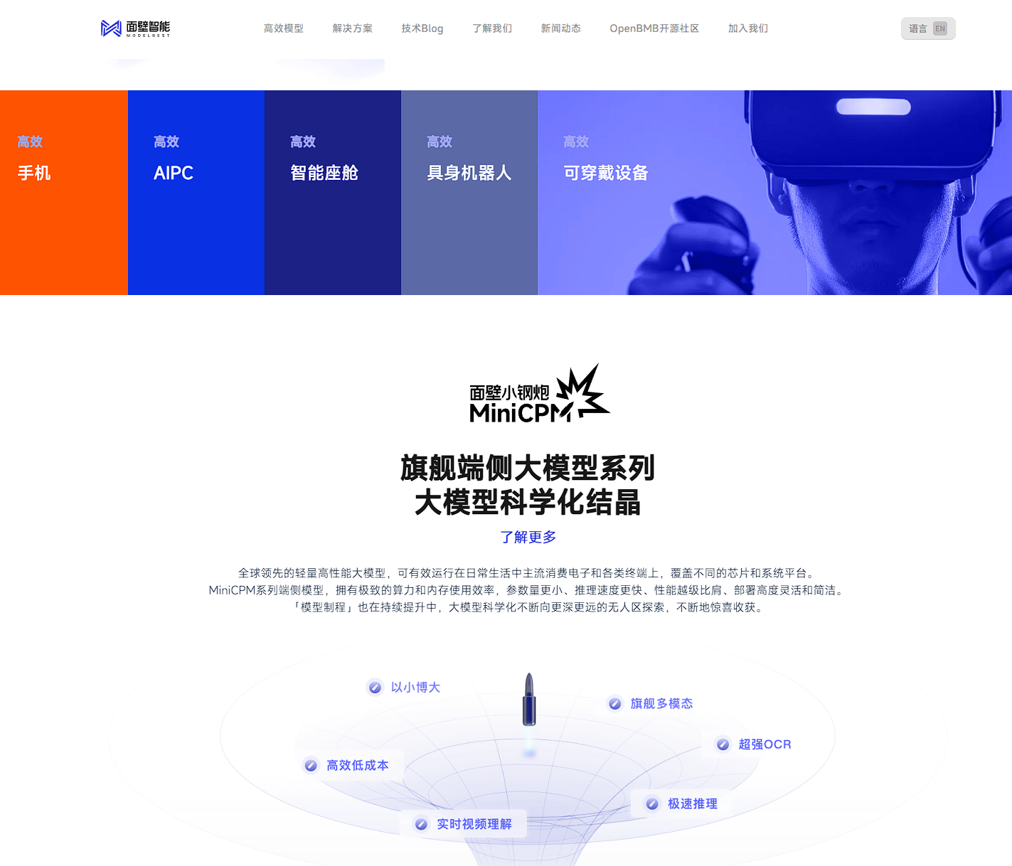 面壁MiniCPM