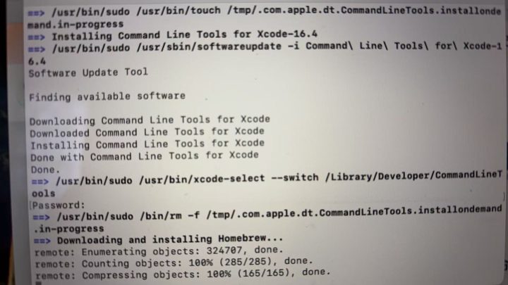 mac安装brew gitee源方法 简单快速